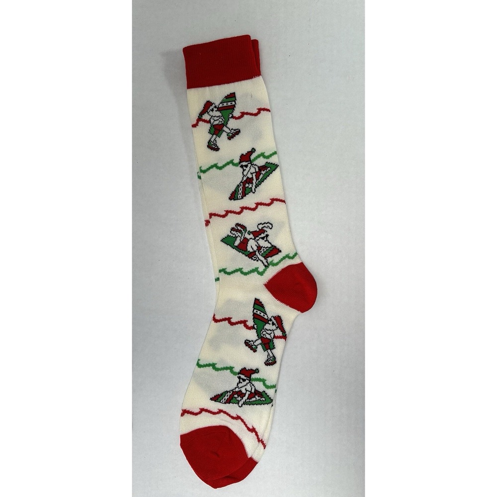 Surfin Santa men's dress socks 1 pair‎ NWOT with flaw - Picture 5 of 6